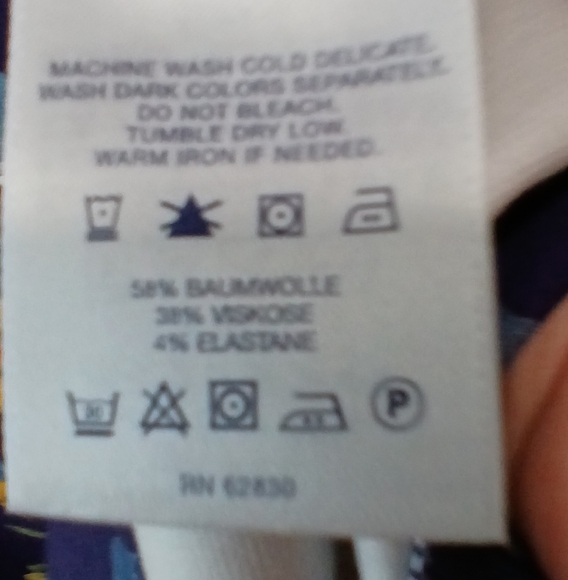 Land's End Floral Sleeveless Dress With Pockets Blue and Orange Womens 22W - Picture 6 of 8